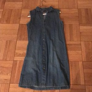 90’s Chico’s denim sleeveless dress